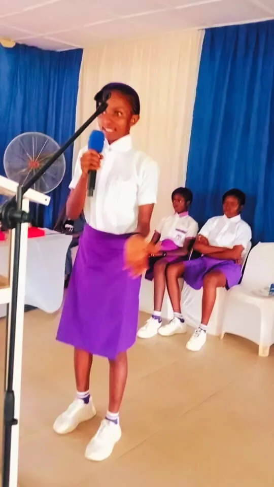 A student speaks at the 2023 IT Debate