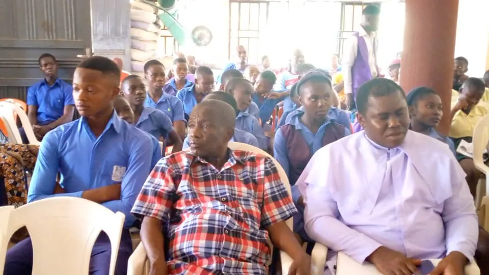 Guests and students seated in the hall at the 2022 IT Debate